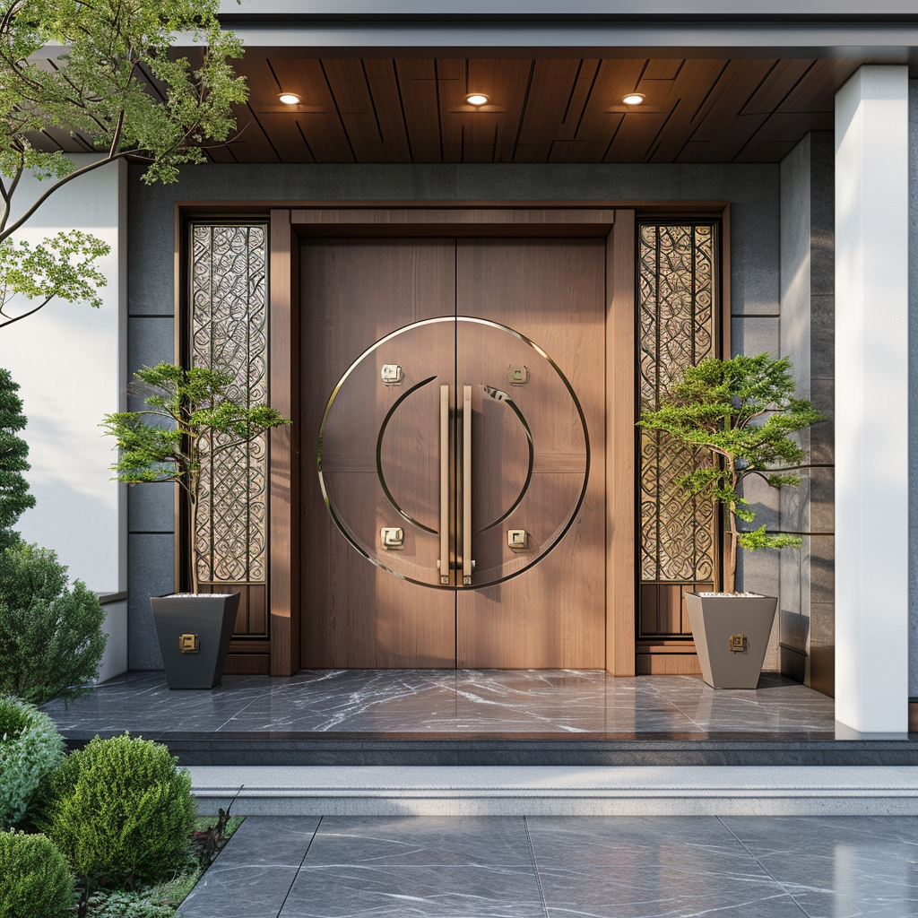 Sentinel 05 (Wooden Main Door) – Arteo Luxury